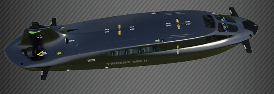 Trident Mk.2 catamaran SDV