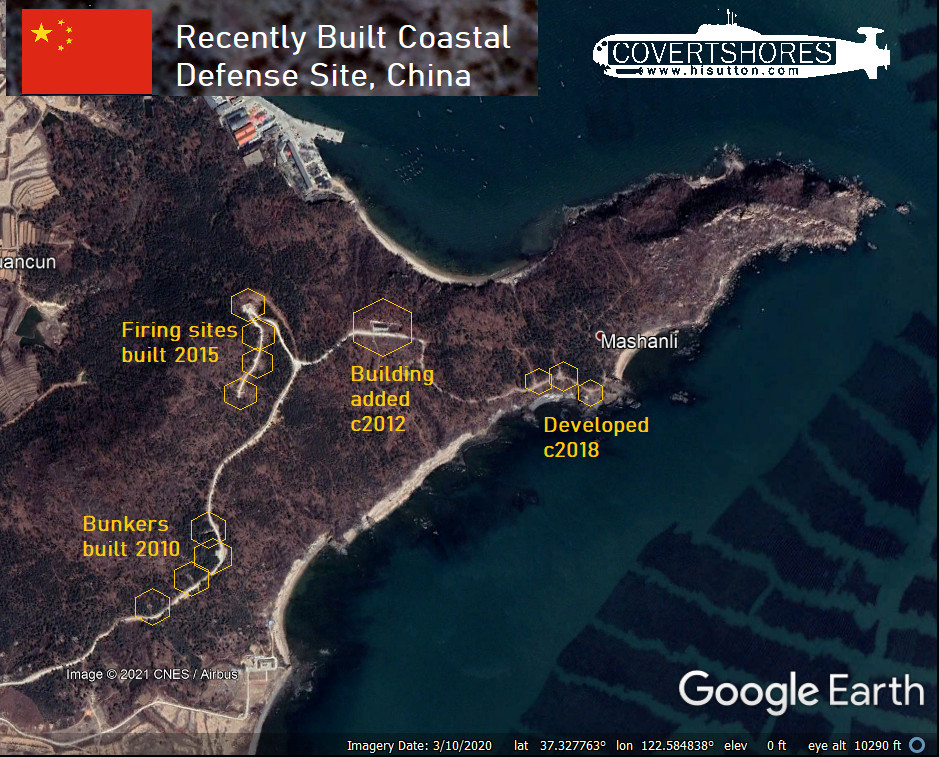 Chinese Navy Gun enplacement