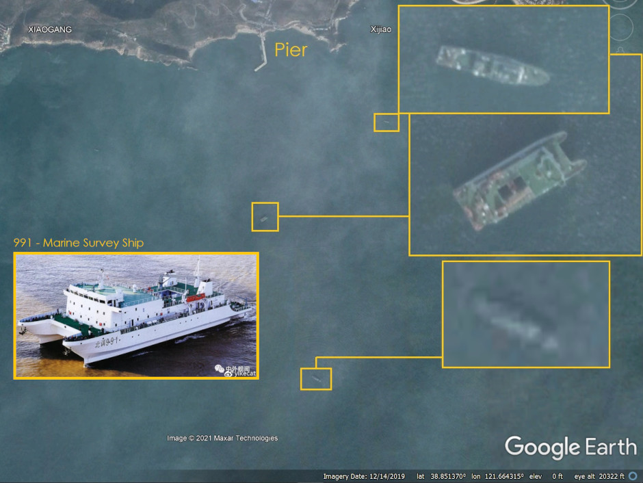 Mystery Objects Off Chinese Navy Base