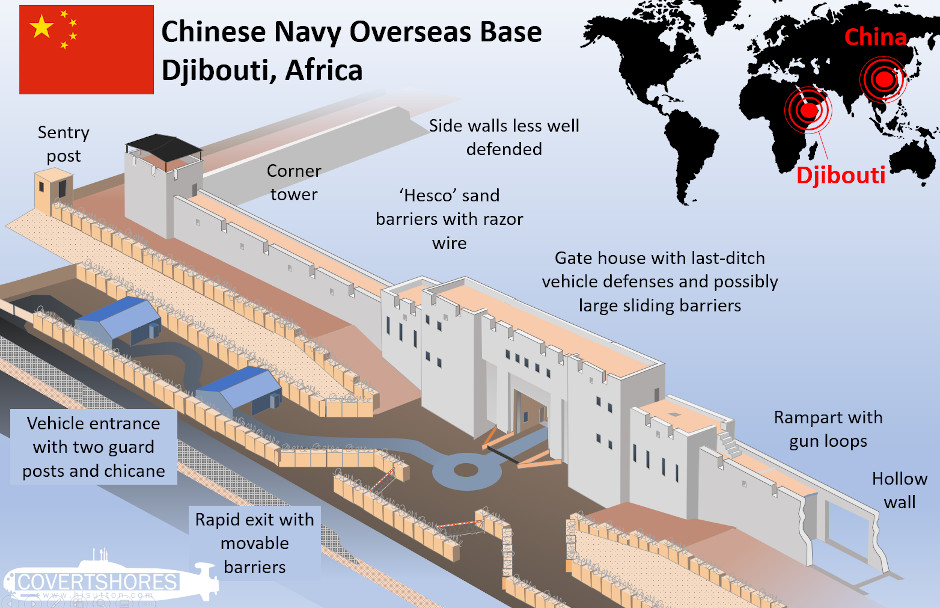 Chinese Navy (PLAN) base at Djibouti