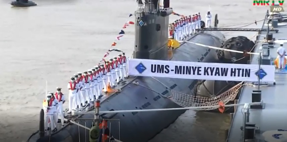 China Navy Submarine Myanmar