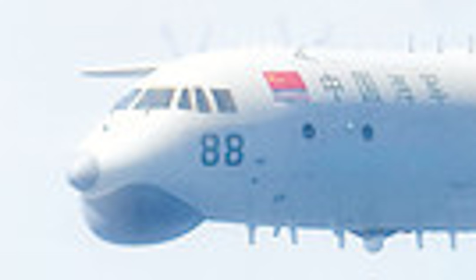 China Navy Y-8Q patrol aircraft