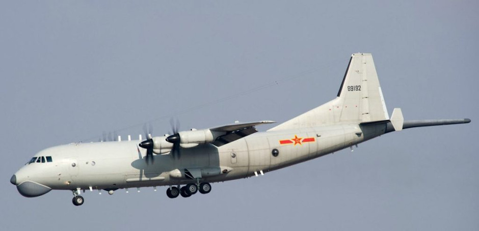 China Navy Y-8Q patrol aircraft