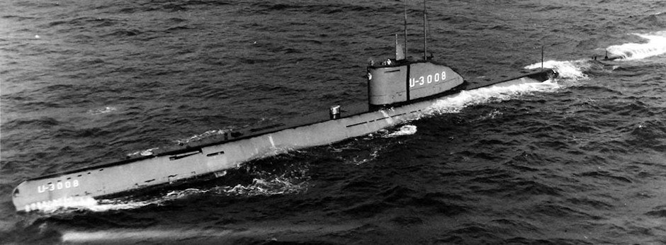 Gernan Type-XXI 'Elektroboote' submarine of WW2