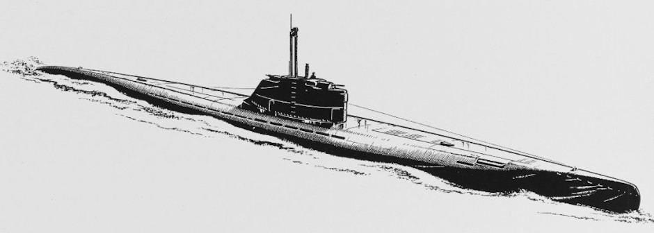 Gernan Type-XXI 'Elektroboote' submarine of WW2