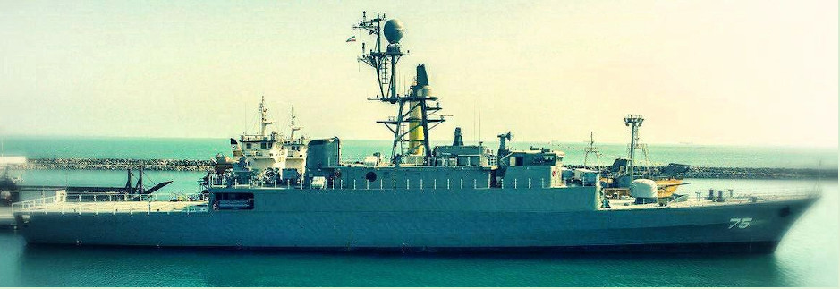 Iranian Navy's warship Dena has the new Asr radar