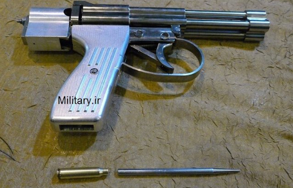 Iran Copies' Russian SPP-1M Underwater Pistol