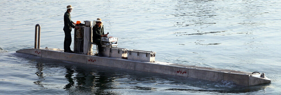 Iranian Islamic Revolutionary Guards (IRGC) XLUUV submarine drone - Covert Shores