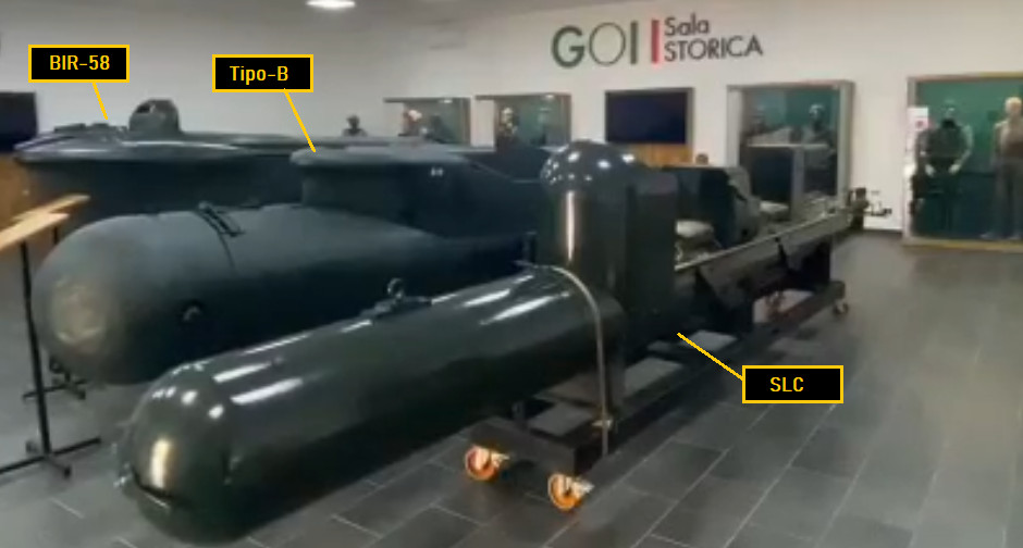 Italy Special Forces COMSUBIN / GOI swimmer delivery vehicle mini-submarines - Covert Shores