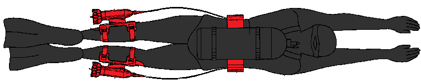 Jetboots  UNDERWATER DIVER PROPULSION SYSTEM