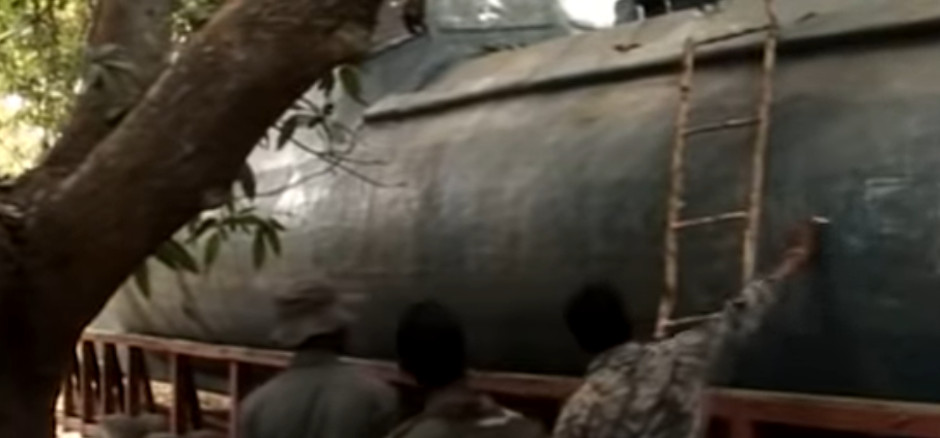 LTTE Tamil Tigers large semi submarine - Covert Shores