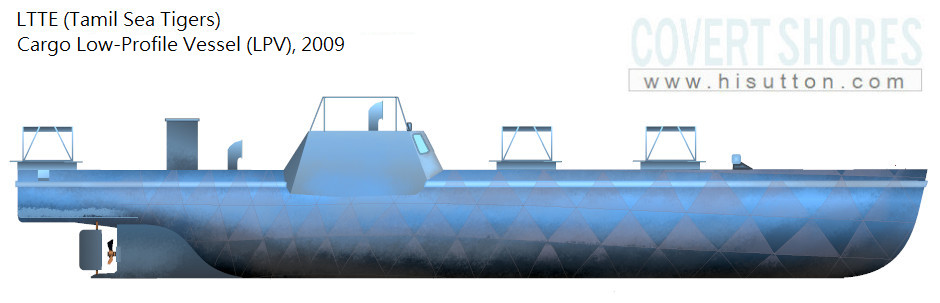 LTTE Tamil Tigers large semi submarine - Covert Shores