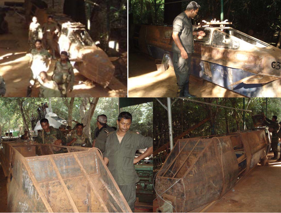 LTTE Tamil Tigers Sea Tigers homemade semi-sub