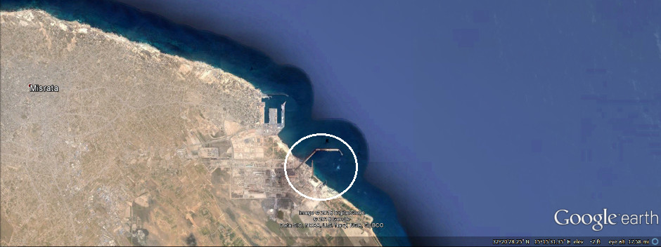 Two ships of the Shura Council of Benghazi Revolutionaries blown up in Misrata