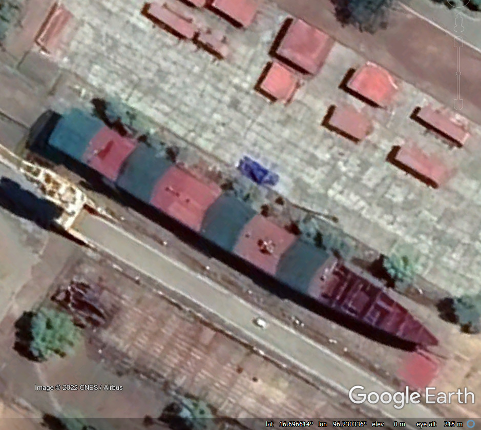 Myanmar's New FF-135 Frigate Under Construction