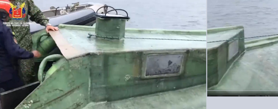 Unusual Narco-Submarine Interdicted Off Colombia