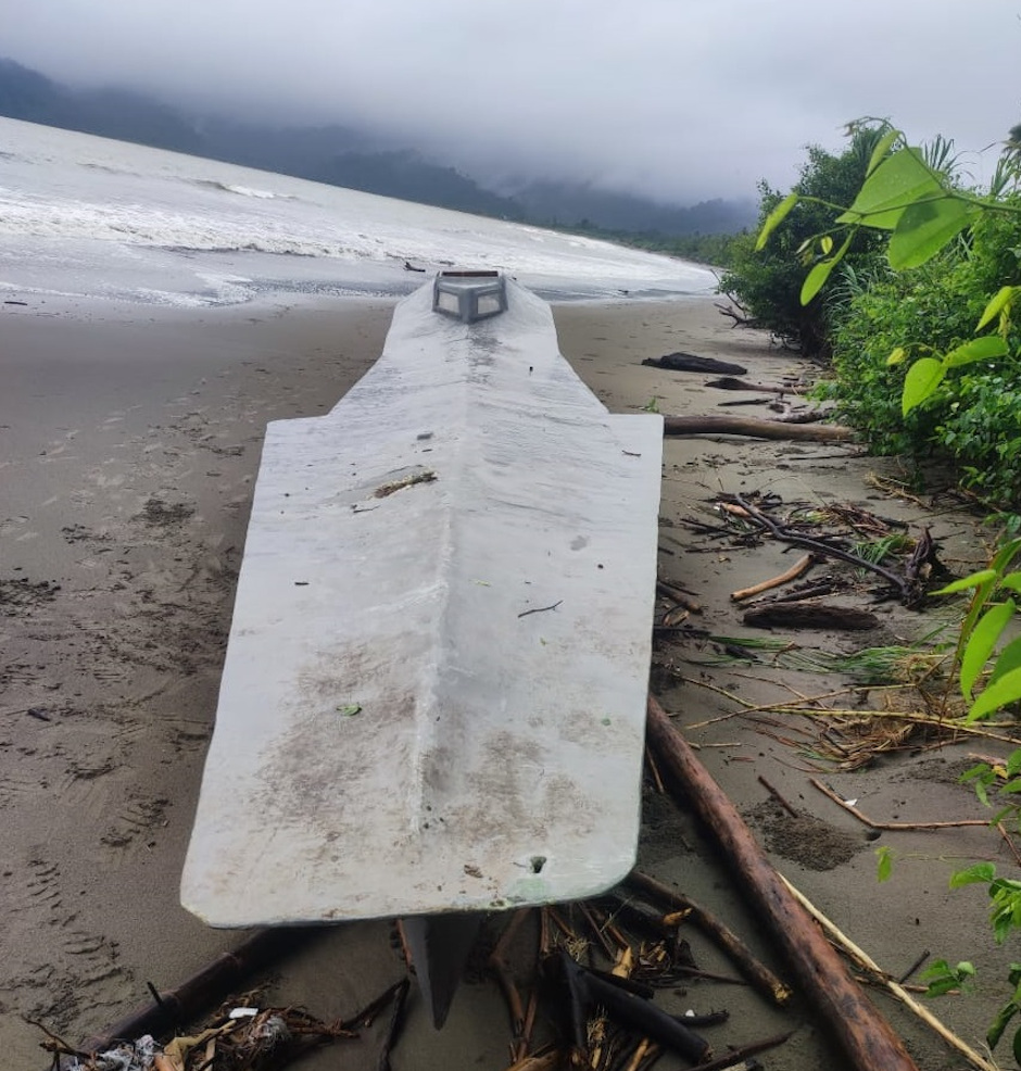 Narco Submarine Discovered On Beach