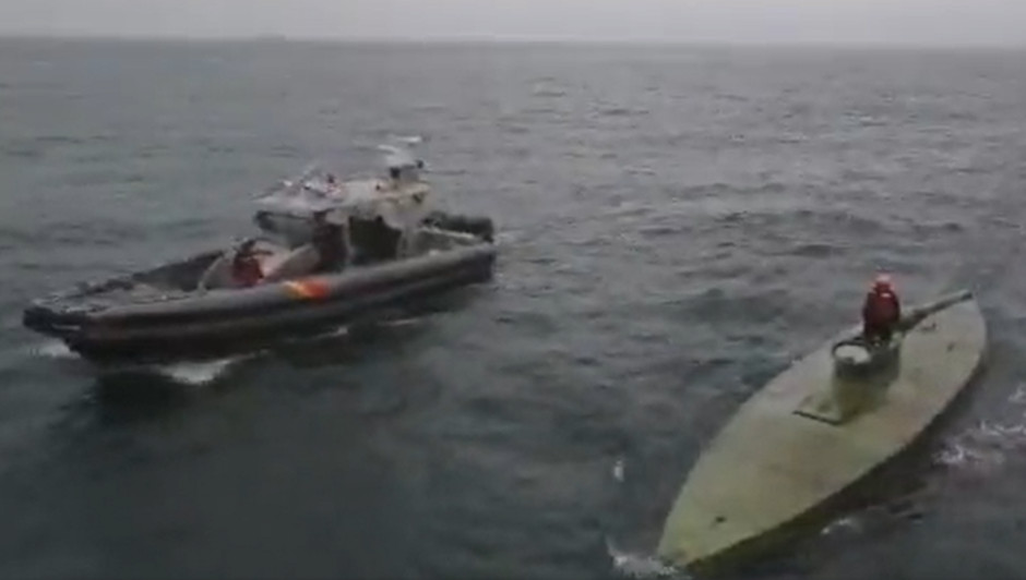Narco Submarine Interdicted By Colombian Navy