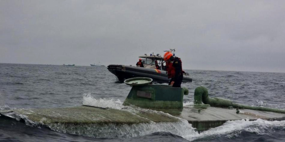 Narco Submarine Interdicted By Colombian Navy