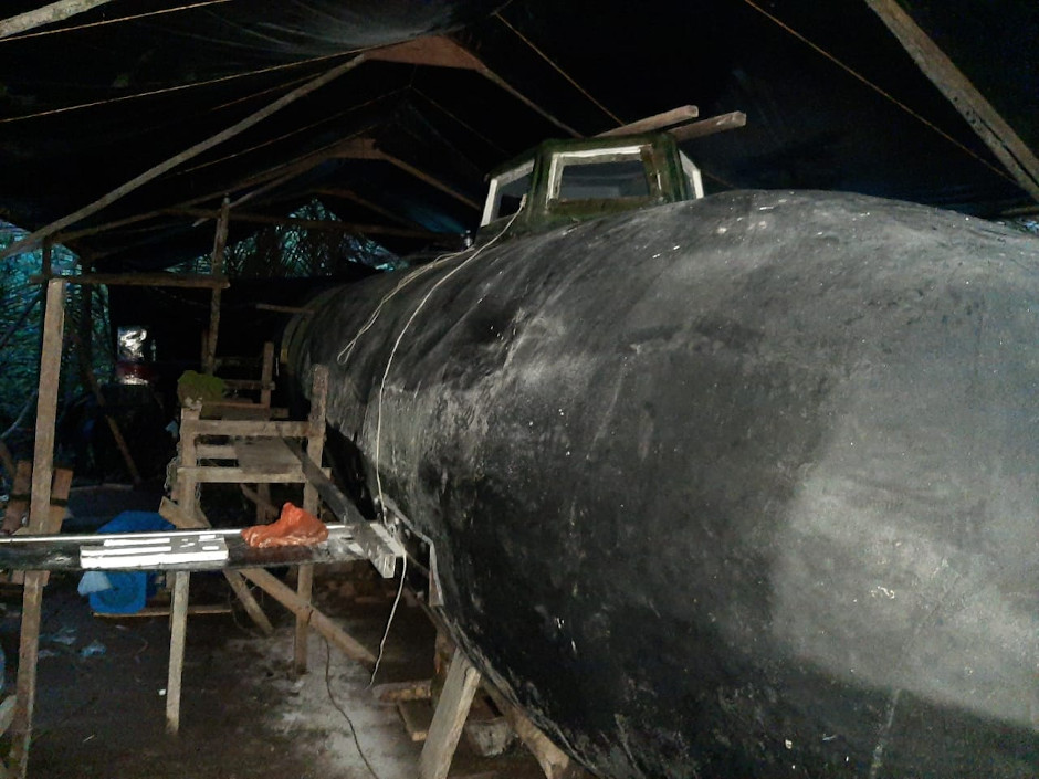 Colombian Navy Seize Narco Submarine