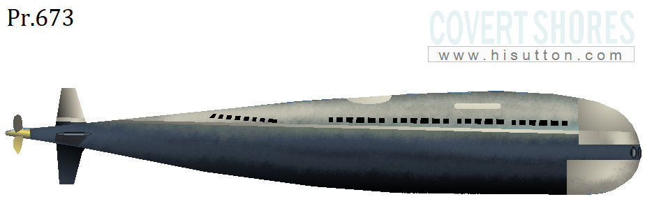Project 673 Soviet sailless super-sub
