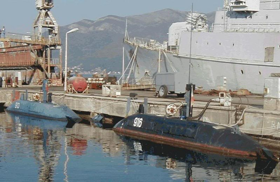 Yugoslavian midget submarines