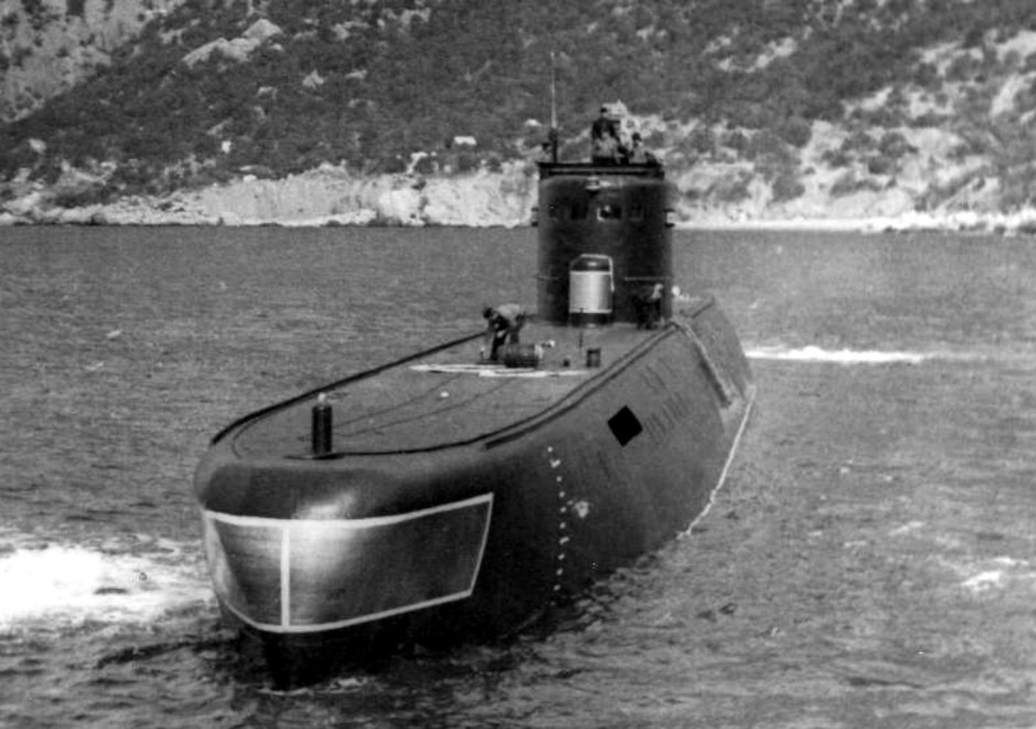 Soviet LIMA Class Submarine In The Black Sea