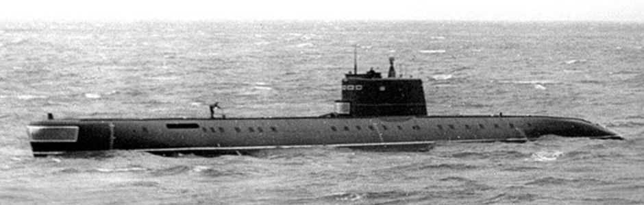 Soviet LIMA Class Submarine In The Black Sea