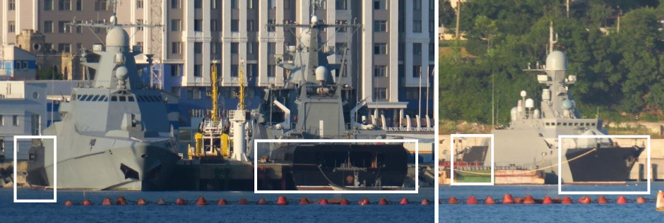 Russian Navy's New Deceptive Camouflage On Pr.22160 Patrol Ship