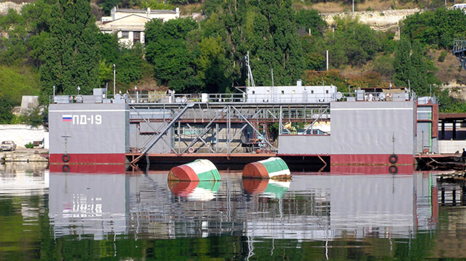 Russian Floating Dock PD-19 Sinks In Sevastopol