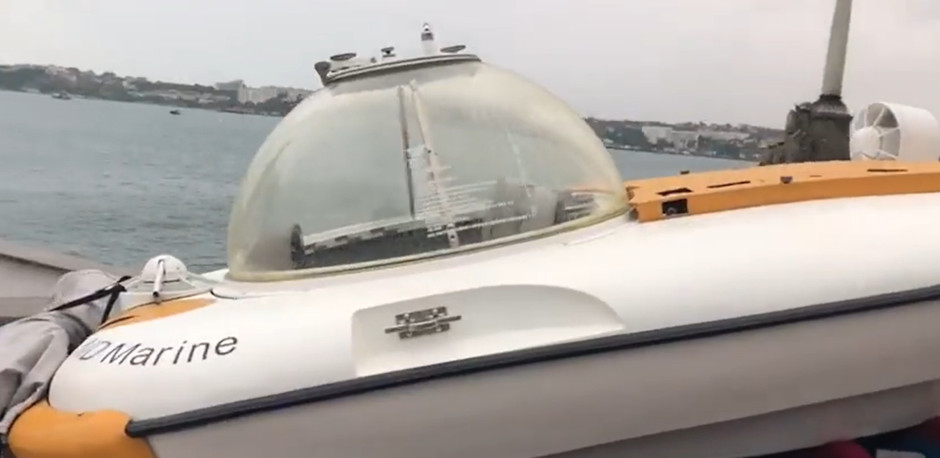 Unusual Mini-Submarine Seen In Sevastopol, Black Sea