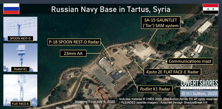Russian Navy base in Tartus, Syria