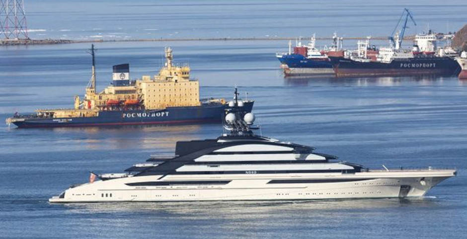 Russian-Oligarch-Yacht-Nord-In-Vladivostok