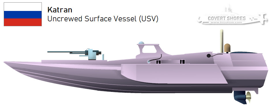 Russian Katran' Trimaran USV