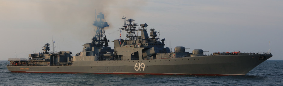 Russian Navy Warships Seen Loitering Off RAF Lossiemouth, Scotland