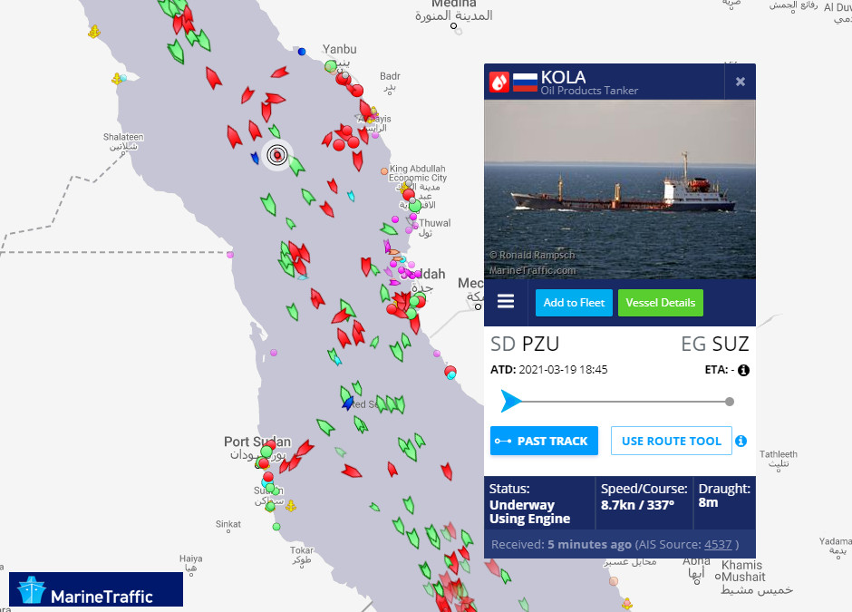Russian Navy Ship Calls At Port Sudan in Red Sea
