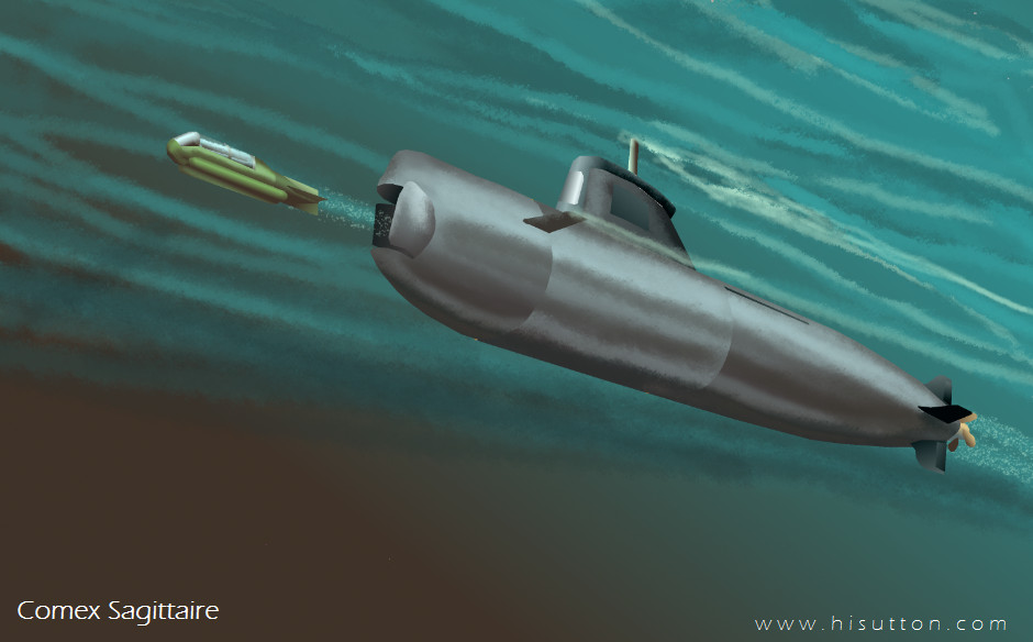 Comex Sagittaire midget submarine concept