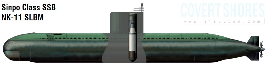 sinpo Class ballistic missile submarine north korea