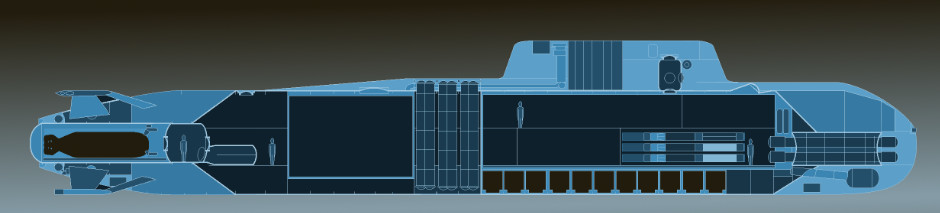 Future submarine concept - Covert Shores