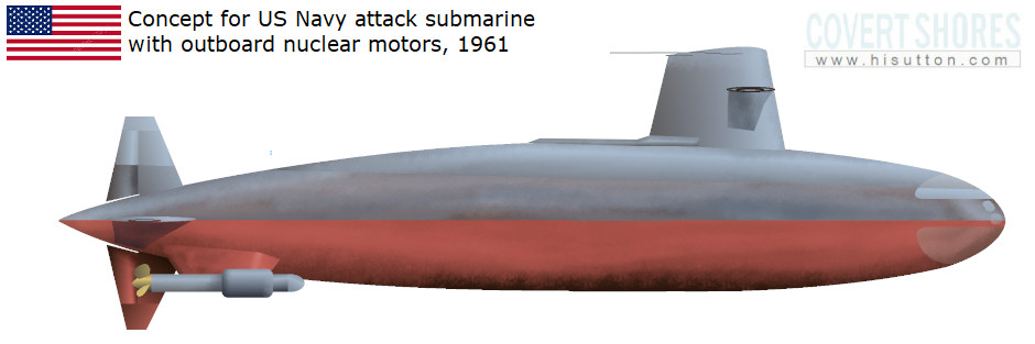 US Navy 601B Nuclear power pod for Submarines - Covert Shores