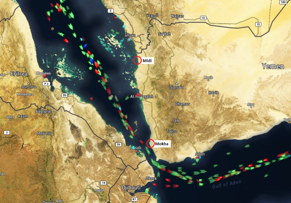 improvised sea mines used in Yemen