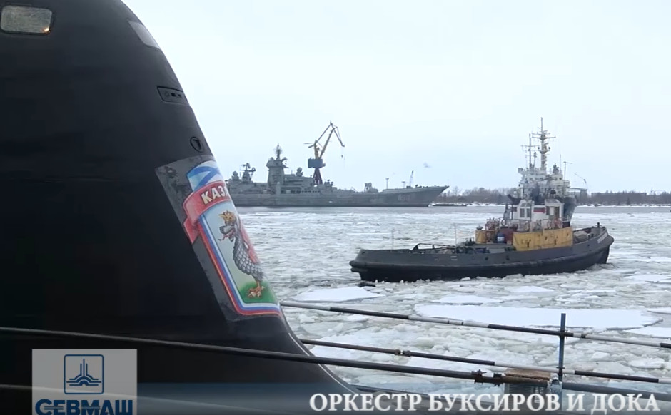 Revealing video of Pr.885M 'Kazan' launch - Covert Shores