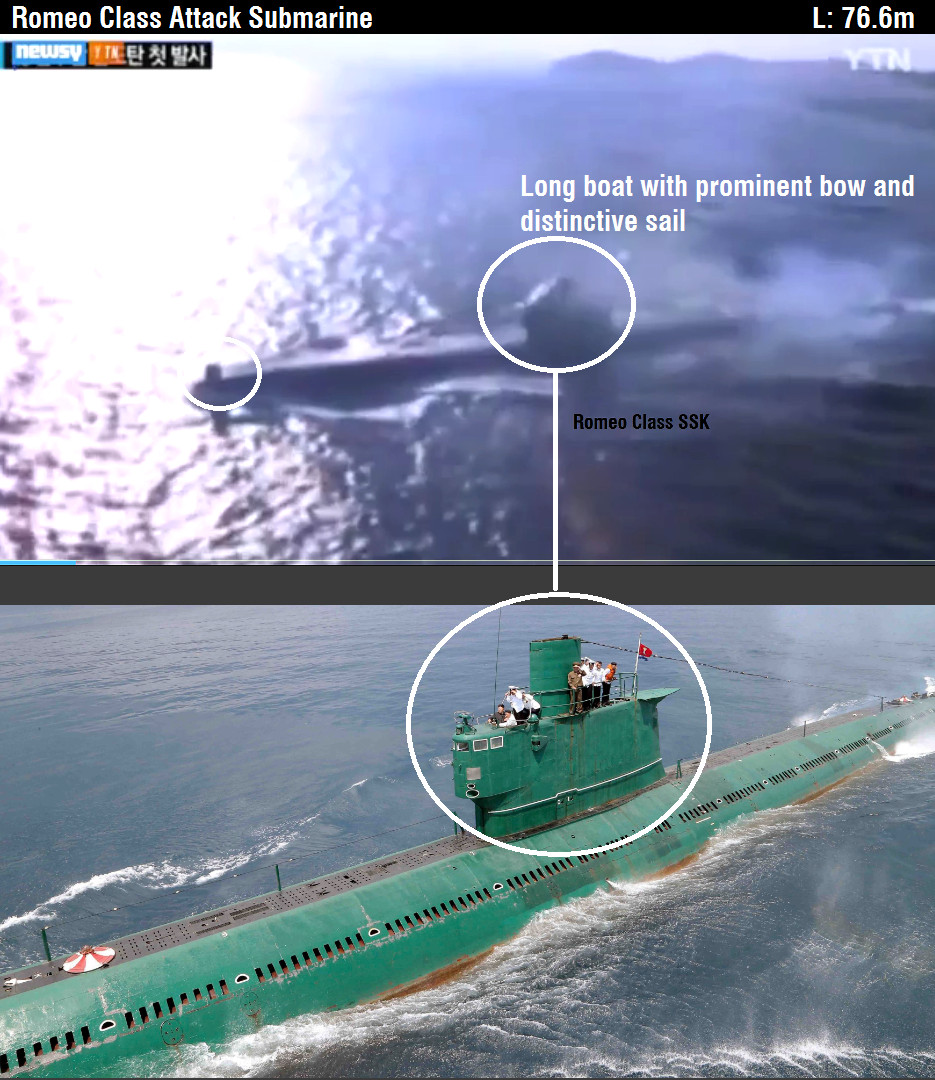 Romeo Class attack submarine north korea
