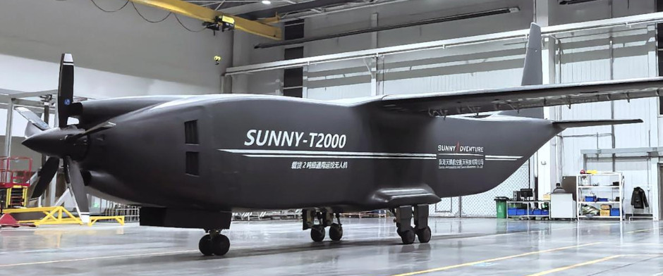 Chinese heavy lift cargo drone