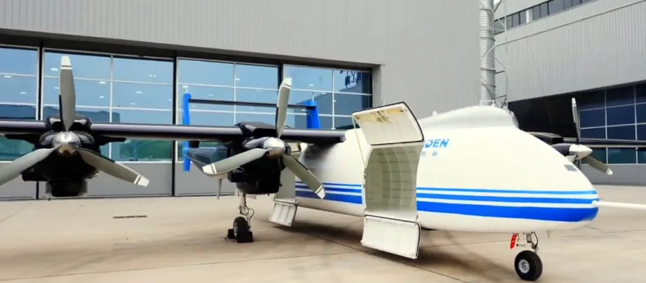 Chinese heavy lift cargo drone