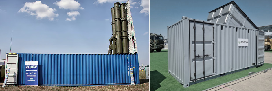 Russian Klub (Kalibr) and Turkish Kara Atmaca missiles