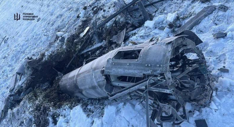 Russia's Geran-5 Low-Cost cruise missile drone crash site