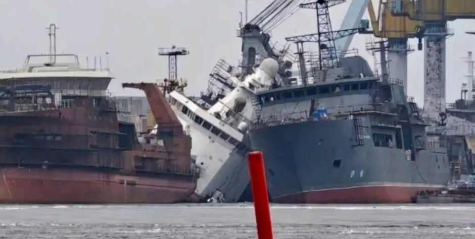 Russian patrol ship Purga