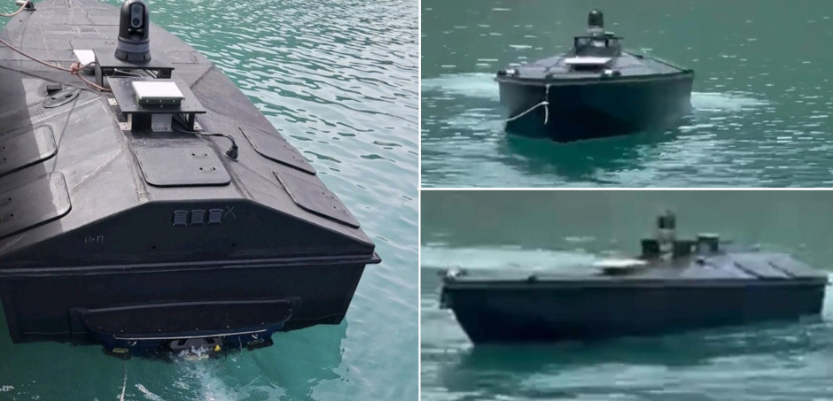 Ukrainian Surface Drone (USV) Found In Greek Cave