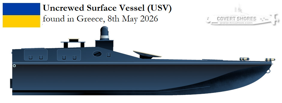Ukrainian Surface Drone (USV) Found In Greek Cave
